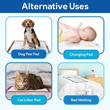 Absorbent Disposable Bed Pads for Incontinence and Pets