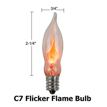 Creative Hobbies Flicker Flame Light Bulbs for Cozy Ambiance