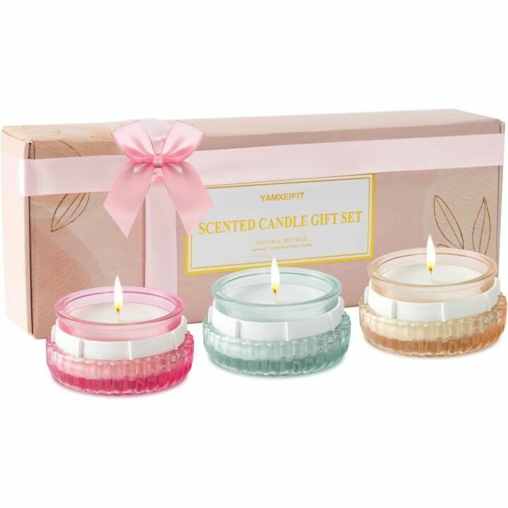 3 Pack Aromatherapy Scented Candles Gift Set