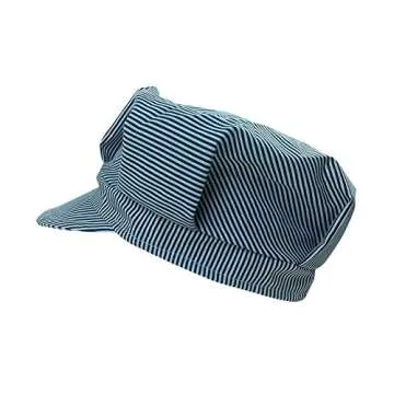 Funny Train Conductor Hat Party Favors - Costume Dress Up for Kids - 6 Pack