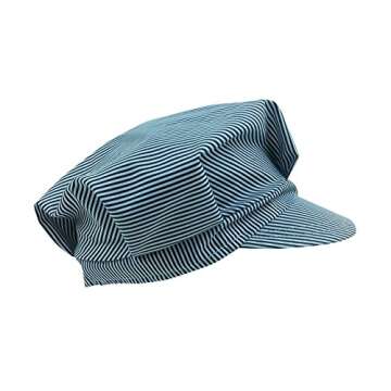 Funny Train Conductor Hat Party Favors - Costume Dress Up for Kids - 6 Pack