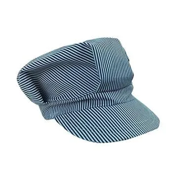 Funny Train Conductor Hat Party Favors - Costume Dress Up for Kids - 6 Pack