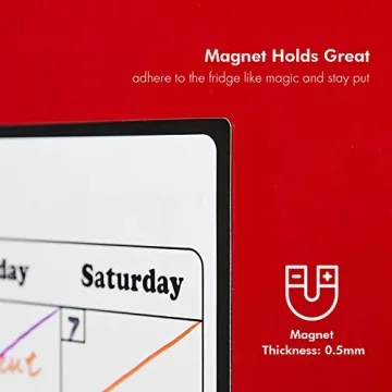 Fridge Calendar Magnetic Dry Erase Calendar for Organizing