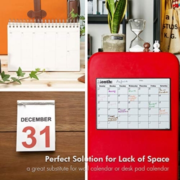 Fridge Calendar Magnetic Dry Erase Calendar for Organizing