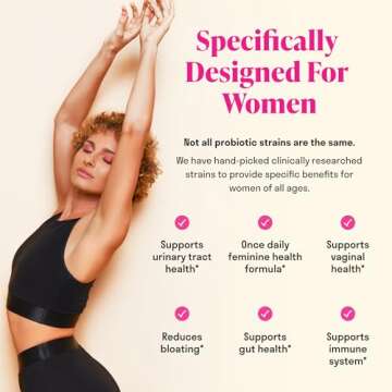3-in-1 Women’s Probiotic - 12 Strains & Immune Support