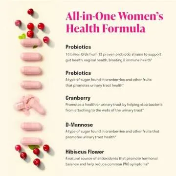 3-in-1 Women’s Probiotic - 12 Strains & Immune Support