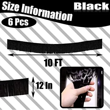 Elegant Foil Fringe Garlands for Stunning Party Decor