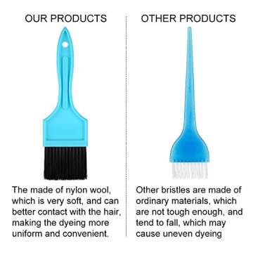 5 Pieces Balayage Tint Brush, Painter Hair Color Brush, Hair Dye Brushes Kit, Hair Color Dye Brush Tool Set,Professional Suitable for Beauty Salon & Home DIY