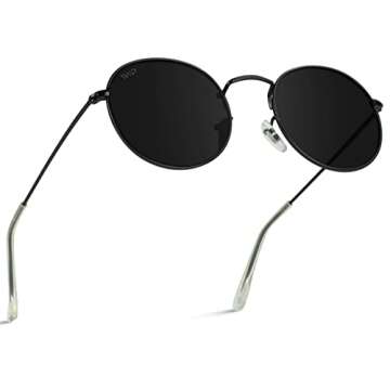 WearMe Pro - Reflective Lens Round Trendy Sunglasses