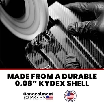 IWB KYDEX Holster for Sig Sauer P365 - Left - Carbon Fiber