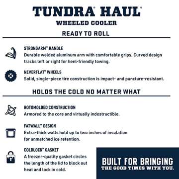 Yeti Tundra Haul Hard Wheeled Cooler Rescue Red