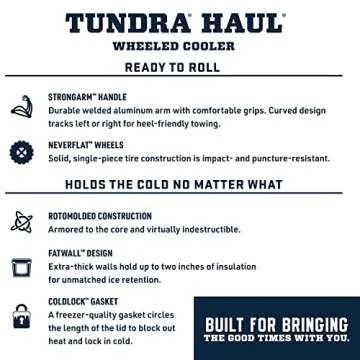 Yeti Tundra Haul Hard Wheeled Cooler Rescue Red