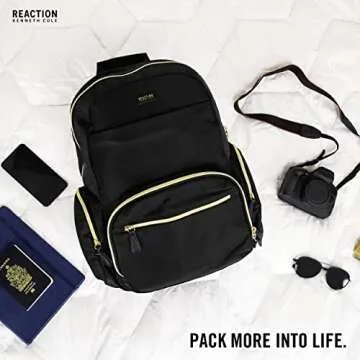 Sleek Kenneth Cole REACTION Sophie Backpack for 15" Laptop