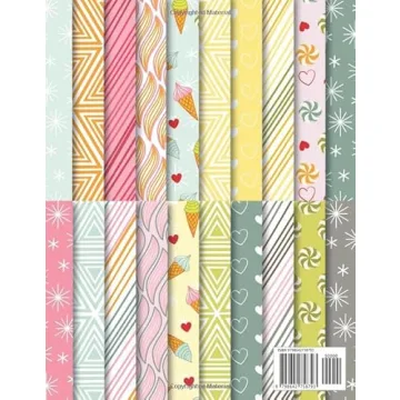 Scrapbook Paper Pad: Double-Sided 20 Patterned Sheets