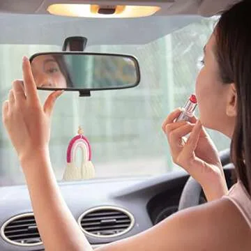 Frienda 3 Pieces Boho Rainbow Car Charm Essential Oil Diffusers for Car Cute Air Fresheners Handmade...