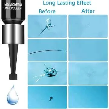 Windshield Repair Kit for Quick Fix on Chips and Cracks