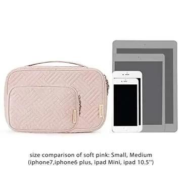 BAGSMART Travel Jewelry Organizer Case for Every Journey