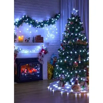 Battery Operated Christmas Snowflakes Lights for Decor