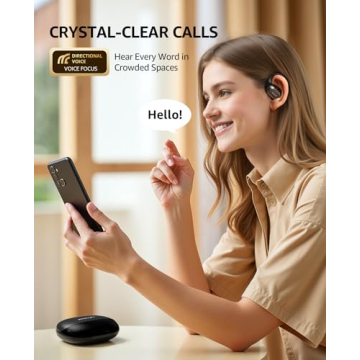 Tzfunmi Open-Ear Bluetooth Earbuds for Workouts