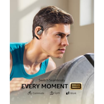 Tzfunmi Open-Ear Bluetooth Earbuds for Workouts