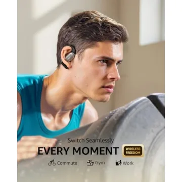 Tzfunmi Open-Ear Bluetooth Earbuds for Workouts