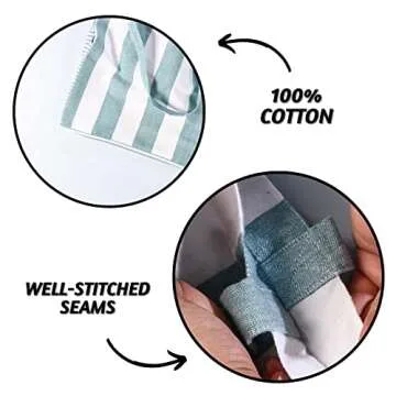 Stylish Folkulture Beach Bags for Women - 17x14 Tote