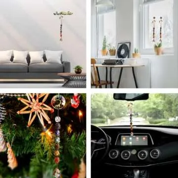 VNVETYTO Tree of Life Chakra Stones Hanging Ornament