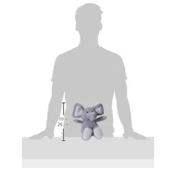 goDog Checkers Elephant Squeaky Dog Toy - Large