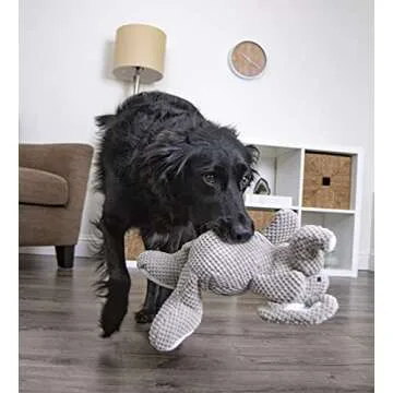 goDog Checkers Elephant Squeaky Dog Toy - Large