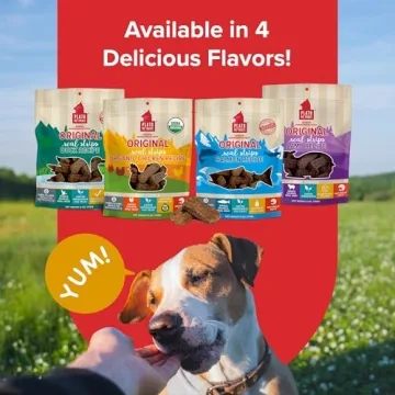 PLATO Organic Chicken Strips for All Dogs - Healthy Treats