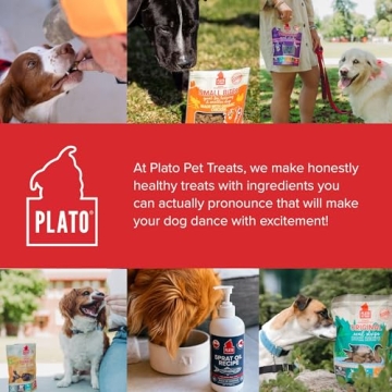PLATO Organic Chicken Strips for All Dogs - Healthy Treats