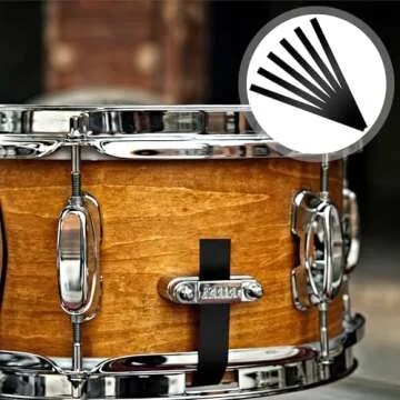 6 Durable Snare Drum Straps for 14-Inch Drums