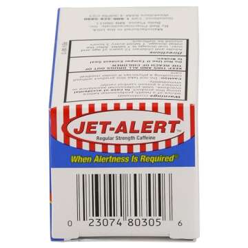 Jet-Alert 100 MG Each Caffeine Tab 120 Count (Pack of 4)