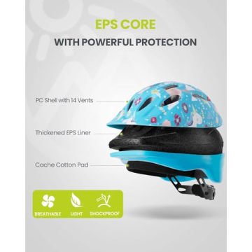 Stylish OutdoorMaster Kids Bike Helmet - Safety and Fun