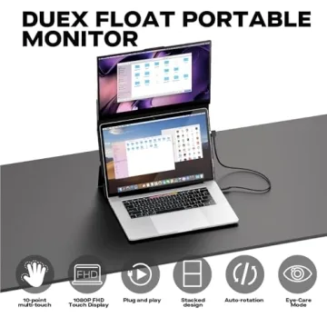 Mobile Pixels Duex Float 15.6" Portable Monitor for Enhanced Productivity