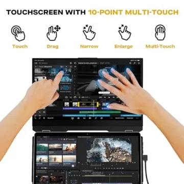 Mobile Pixels Duex Float 15.6" Portable Monitor for Enhanced Productivity