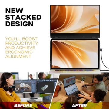 Mobile Pixels Duex Float 15.6" Portable Monitor for Enhanced Productivity