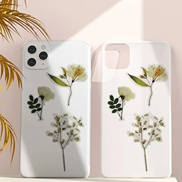 ZMLSED Vintage Flower Stickers Pack of 40 for Crafting