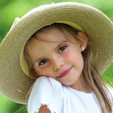 IEFWELL Heart Stud Earrings for Girls Women, S925 Sterling Silver Studs Hypoallergenic Earrings CZ H...