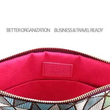 Otto Angelino Designer Women’s Bohemian & Fashion Clutch Purse - Multiple Slots Money, Cards, Smartphone - Ultra Slim