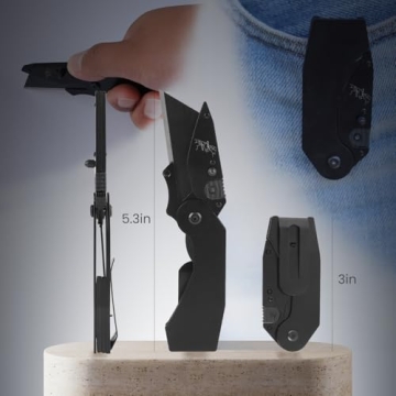 Lichamp Folding Utility Knife - 6-Pack Quick Change Razor Knives