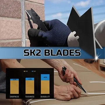 Lichamp Folding Utility Knife - 6-Pack Quick Change Razor Knives