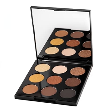 Palladio Ultimate 9-Count Eyeshadow Palette, Talc-Free Formula, High Pigmented Shades in A Mix of Ma...