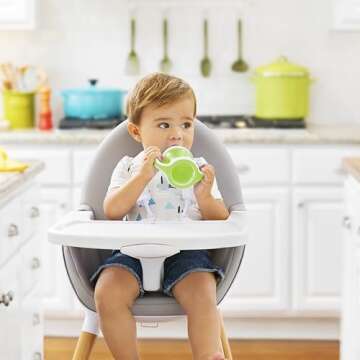 Munchkin® Gentle™ Transition Sippy Trainer Cup, 4 Ounce, Green