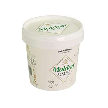 Maldon Salt, Sea Salt Flakes, Resealable Tub, Kosher, Natural, Handcrafted, Gourmet, Pyramid Crystals, 20 oz (570 g) 2 Pack