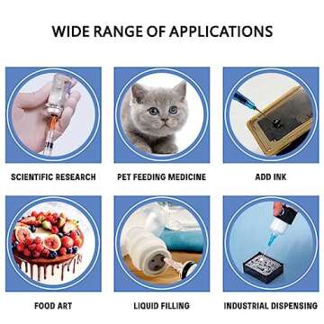 PERFIN Industrial Syringe Kit. 3ml Luer Lock Syringes with Blunt Needles and Accessories. Syringe for Liquid Ideal for Precision Applications - Woodworking, Crafts, Glue, Inks, Lubricants (12 Pack)