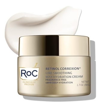 RoC Retinol Correxion Max Hydration Anti-Aging Daily Face Moisturizer with Hyaluronic Acid, Fragranc...