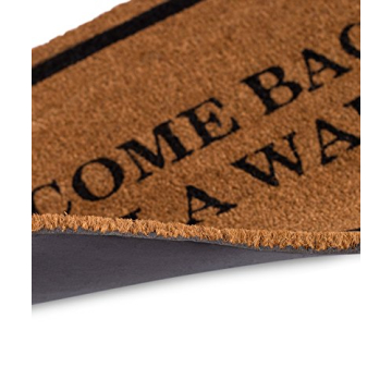 BIRDROCK HOME Cheeky Come Back with a Warrant Doormat