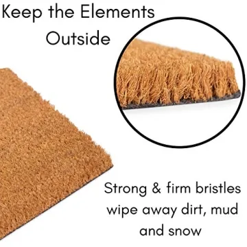 BIRDROCK HOME Cheeky Come Back with a Warrant Doormat