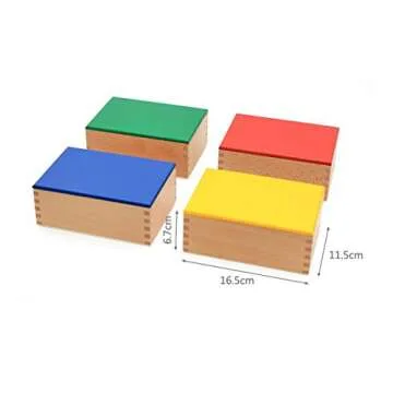 YHZAN Montessori Knobless Cylinders Set of 4 for Kids